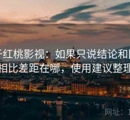 关于红桃影视：如果只说结论和同类相比差距在哪，使用建议整理