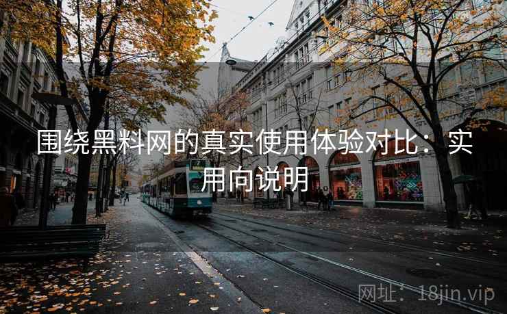 围绕黑料网的真实使用体验对比：实用向说明